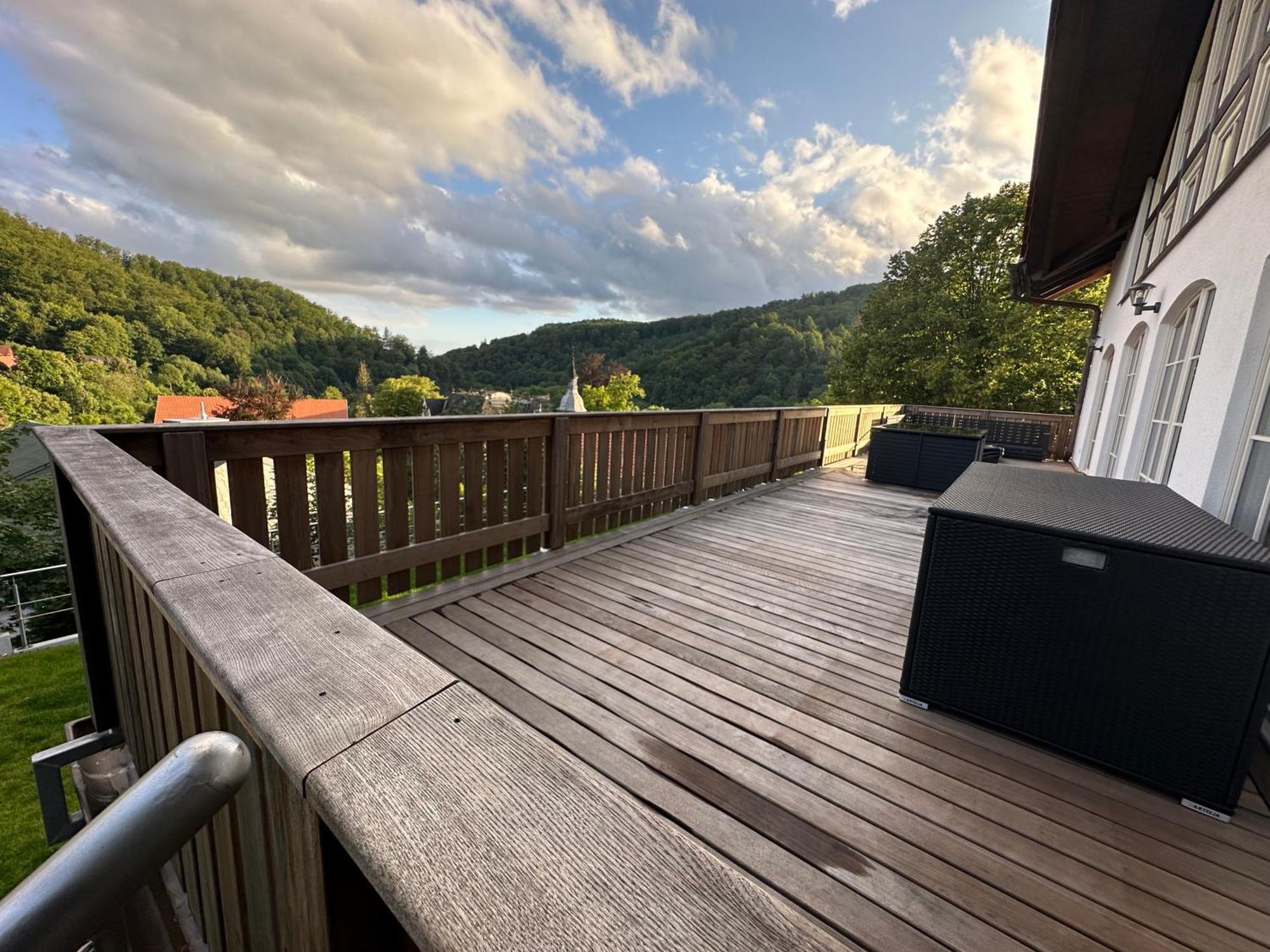 Ferienwohnung Blick Thyratal Stolberg i. Harz Exteriér fotografie